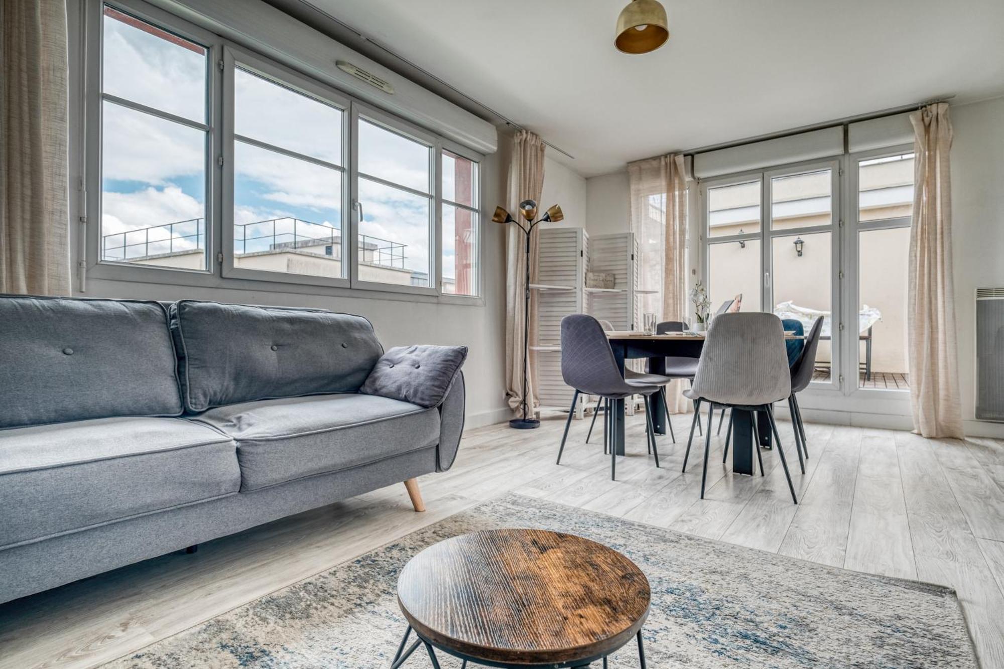 Appartement Family Terrasse 6-7Pers Proche Disney Et Gare Μοντεβρέν Εξωτερικό φωτογραφία